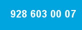 928 603 00 07 928 603 00 07